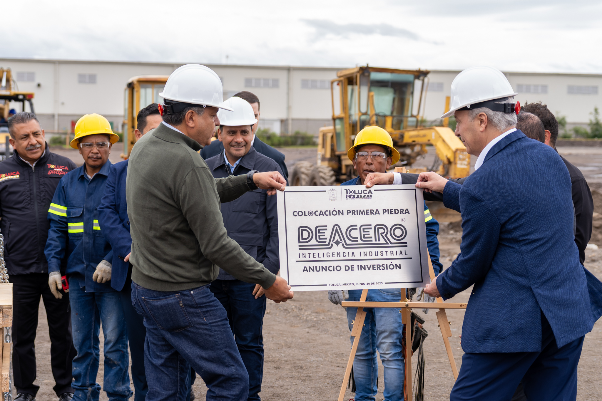 Confía empresa DEACERO en Toluca para abrir una planta más en el país ...