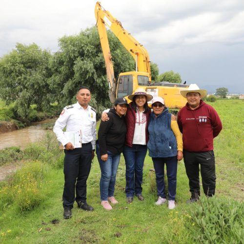 Nueva máquina 210 fortalecerá la prevención de inundaciones en Temoaya