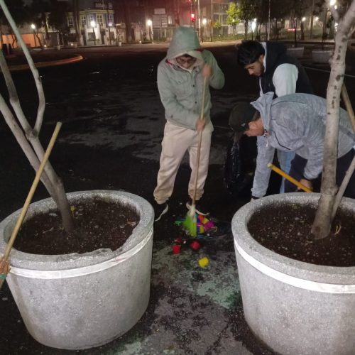 Recaba Toluca 8.4 toneladas de basura después de transmisiones de México en la justa futbolera
