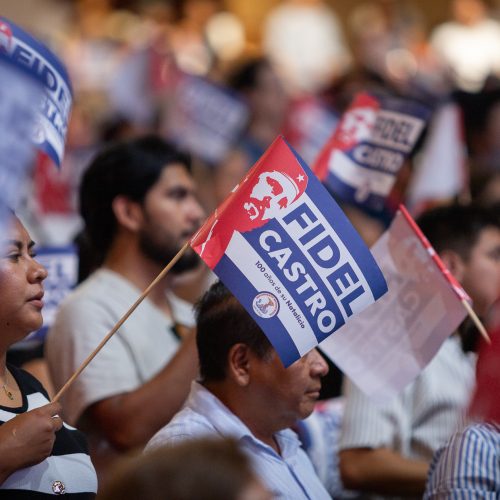Fidel es el héroe del mundo que lucha contra el imperialismo: