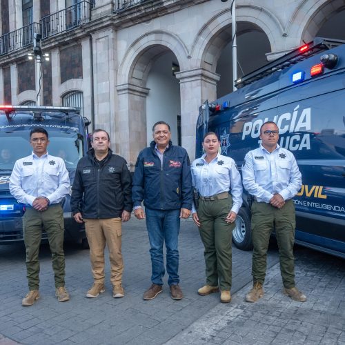 Refuerza Ricardo Moreno seguridad en Toluca con dos Centros de Mando móviles C4