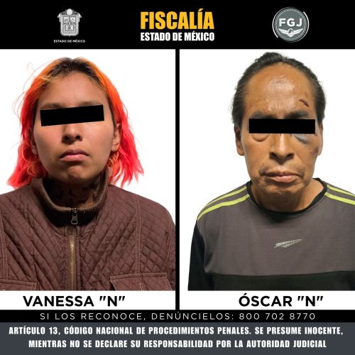 Detienen a una pareja investigada por el delito de violencia familiar y abuso sexual en agravio de un menor