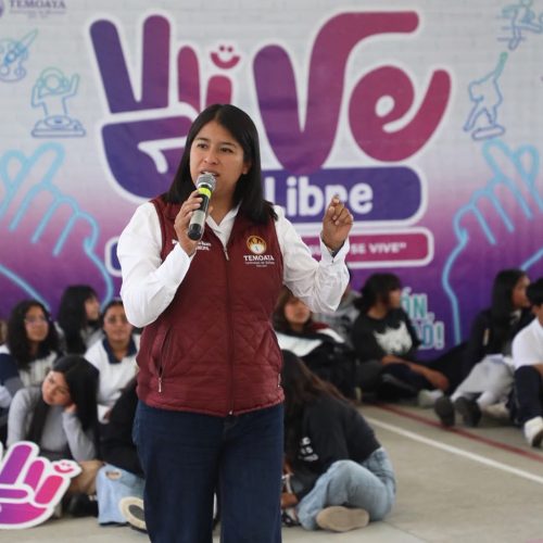 Juventud informada y protegida! Llega la campaña «Vive Libre» a la Prepa 172 en Jiquipilco El Viejo